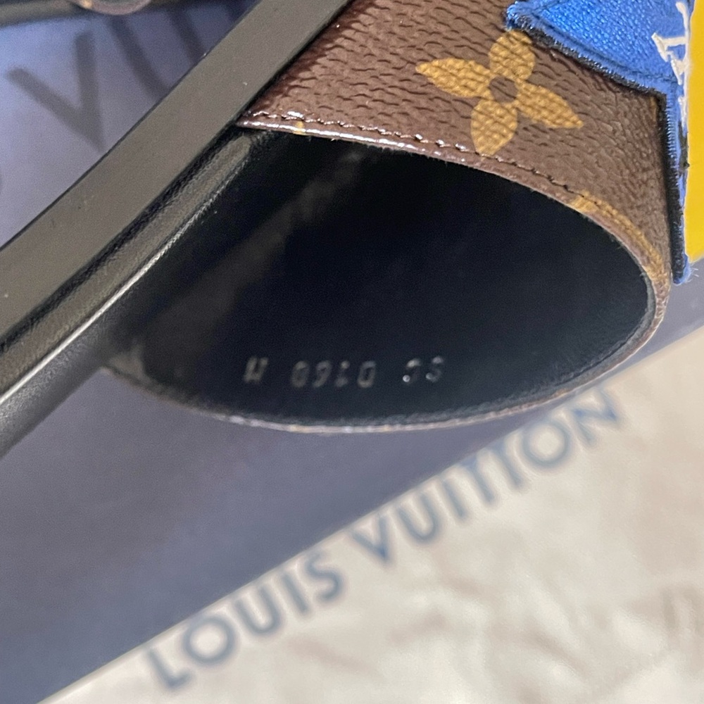 Louis Vuitton Black Heart Flat Mule - Picture 6 of 8